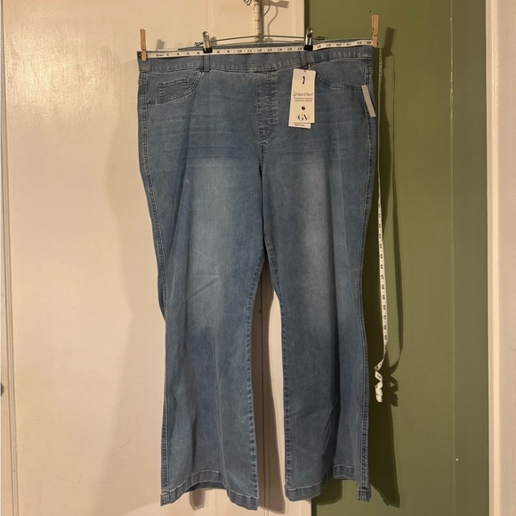 Gloria Vanderbilt shape effect flare leg smoothing panel technology high rise - Picture 1 of 12